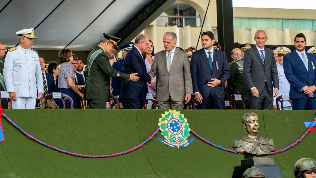 General Tomas Paiva Geraldo Alckmin Jose Mucio Monteiro 25.08.23 Cerimonia Dia Do Soldado 31