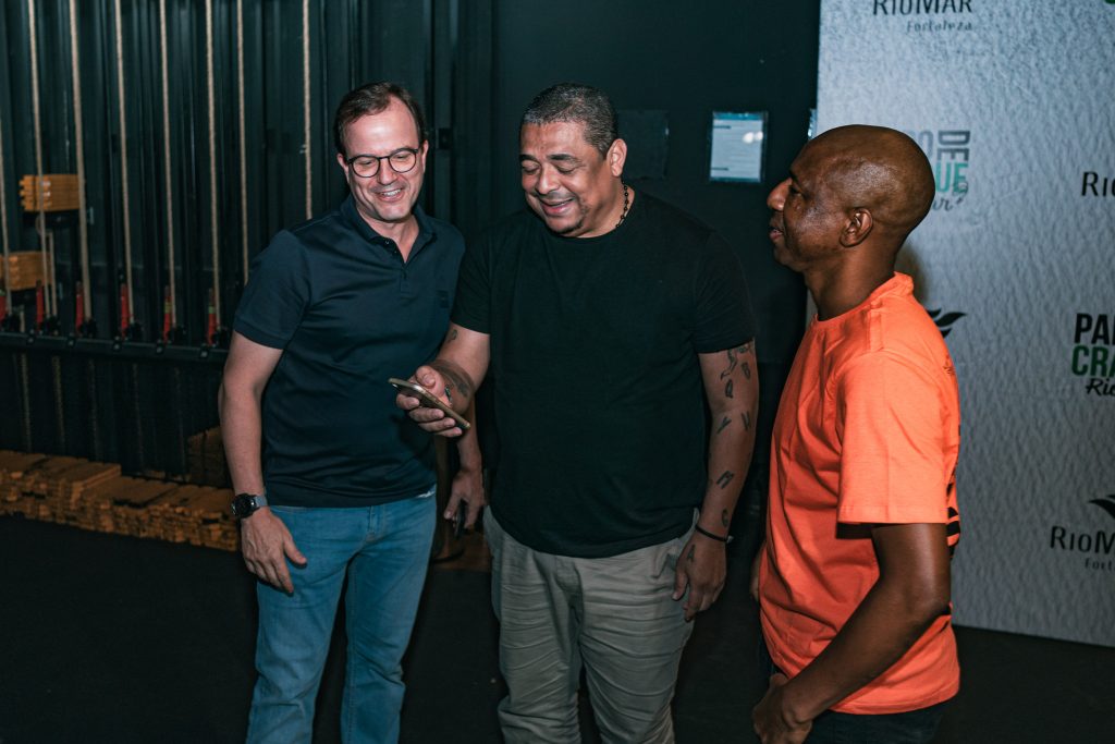 
				Gian Franco, Vampeta e Amaral 
				