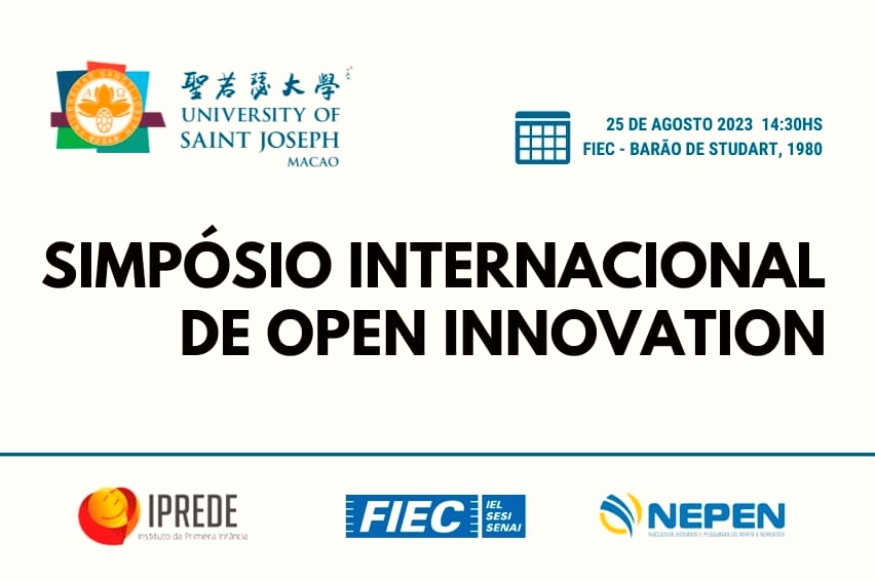 FIEC vai sediar Simpósio Internacional sobre Open Innovation nesta sexta-feira