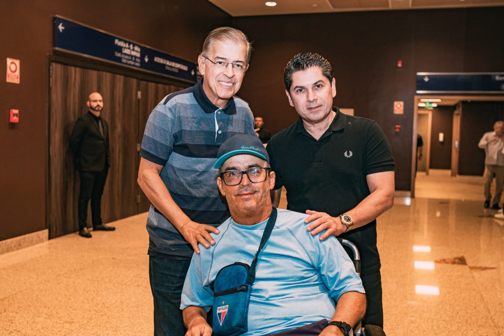 
				Paulo César Norões, Edilmar Noroes Júnior e Pompeu Vasconcelos
				