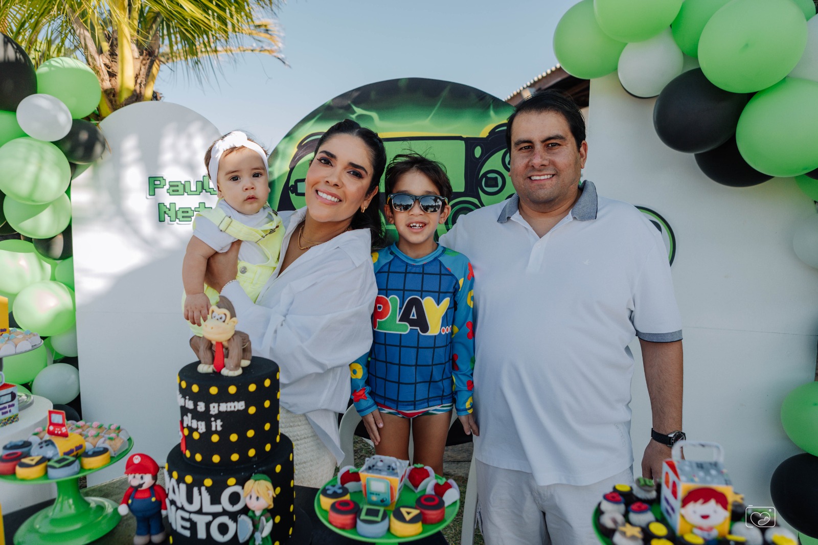 Paulo Aragão Filho e Laís Soares comemoram o aniversário de 6 anos do primogênito Paulo Neto