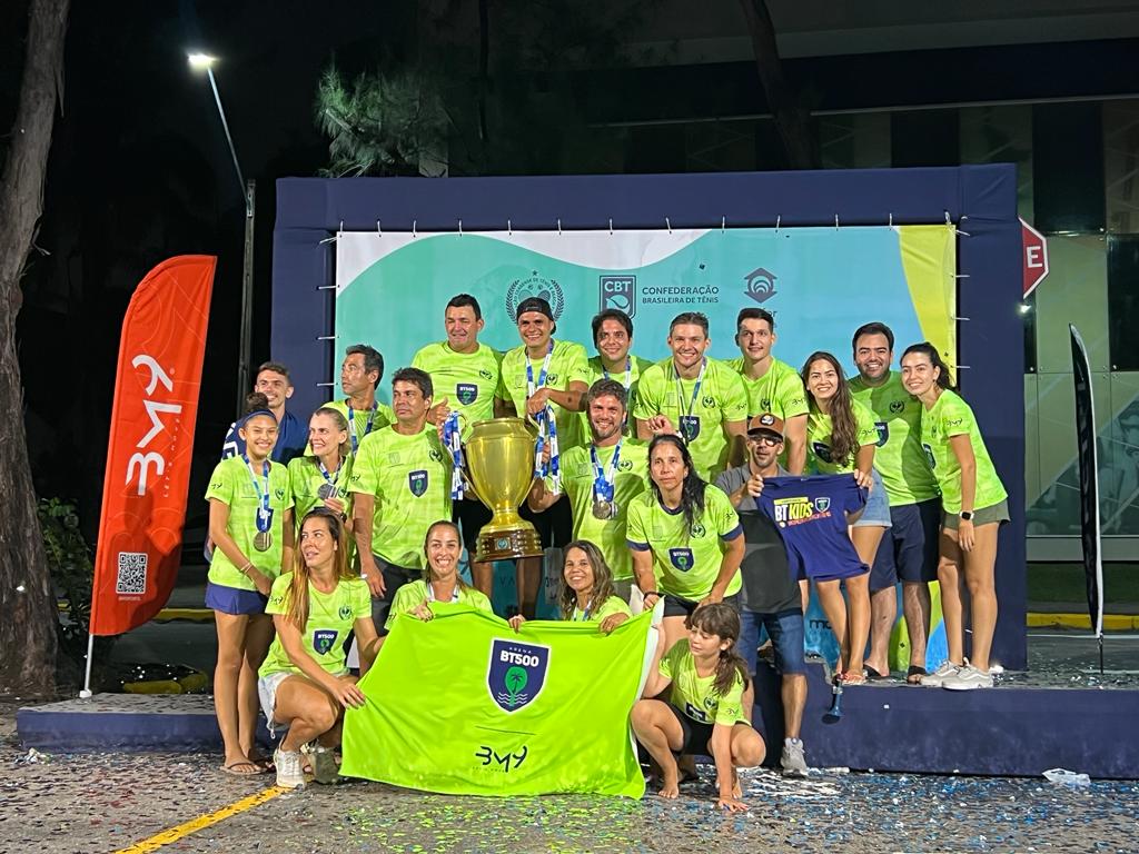 Arena BT500 é a grande campeã do 1º torneio Interarenas da Federação Cearense de Beach Tennis