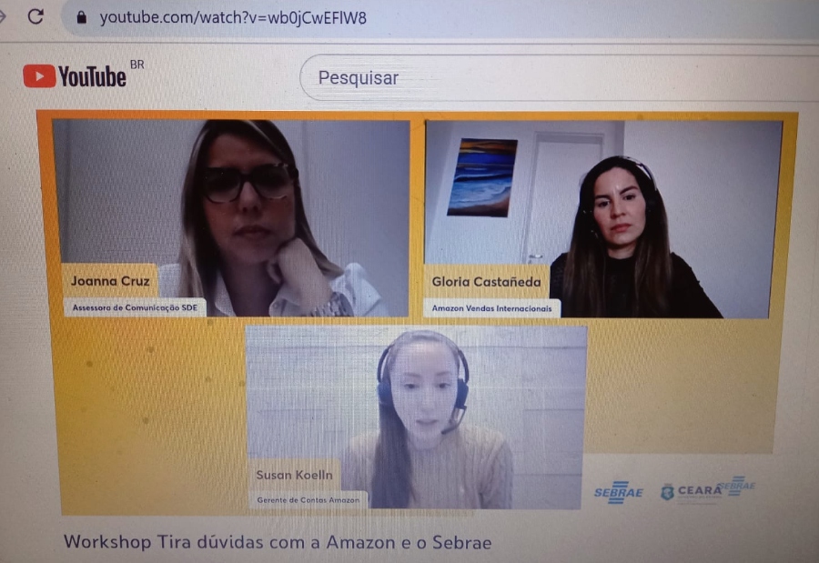 SDE, Sebrae-CE e Amazon realizam workshop para facilitar as vendas online