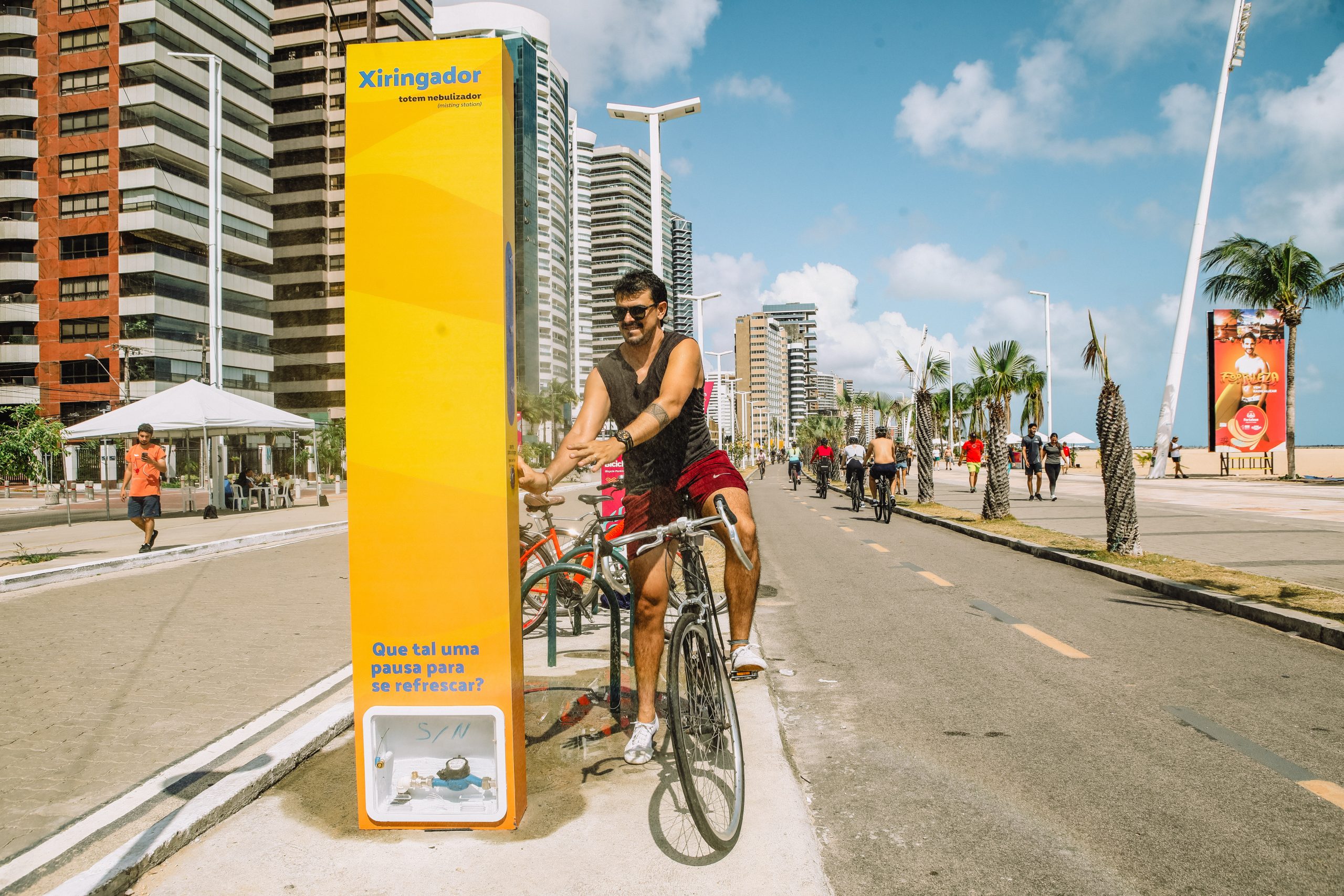 Sarto anuncia instalação de quatro novos xiringadores e plantio de árvores na malha cicloviária