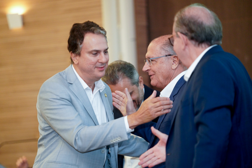 Camilo Santana, Geraldo Alckmin E Ricardo Cavalcante