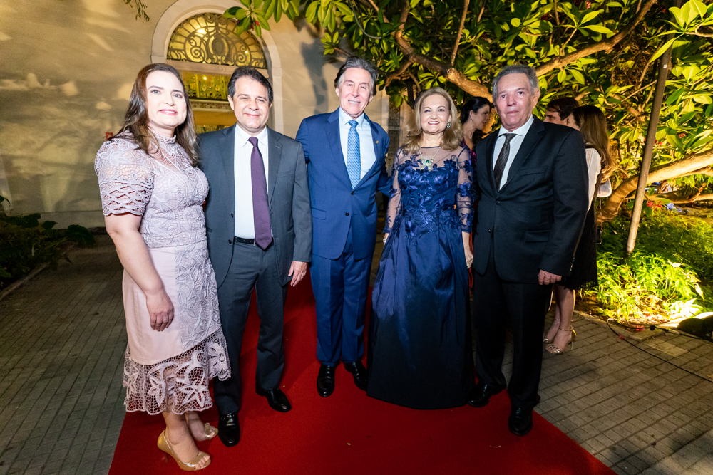 Cristiane E Evandro Leitão, Eunício Oliveira, Lenise Queiroz Rocha E Claúdio Rocha (2)