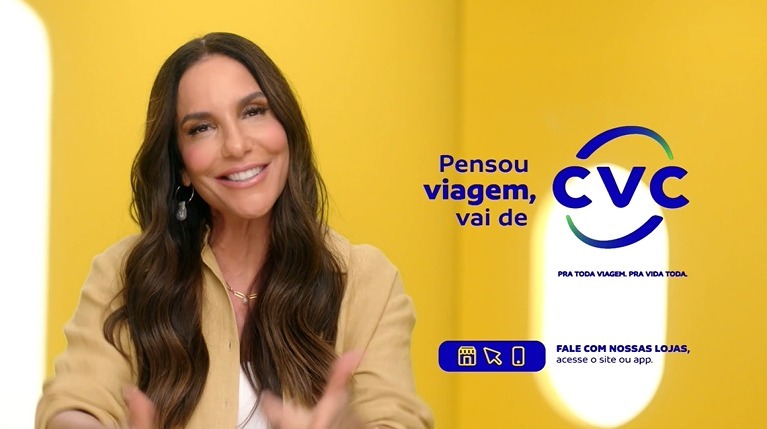 CVC lança nova campanha de circulação nacional com Ivete Sangalo