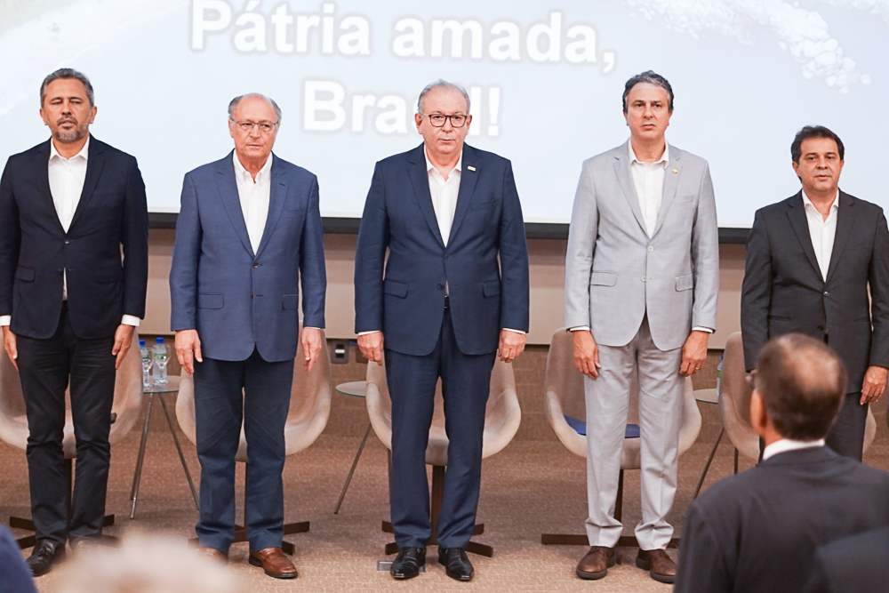 Elmano De Freitas, Geraldo Alckmin, Ricardo Cavalcante, Camilo Santana E Evandro Leitão (1)