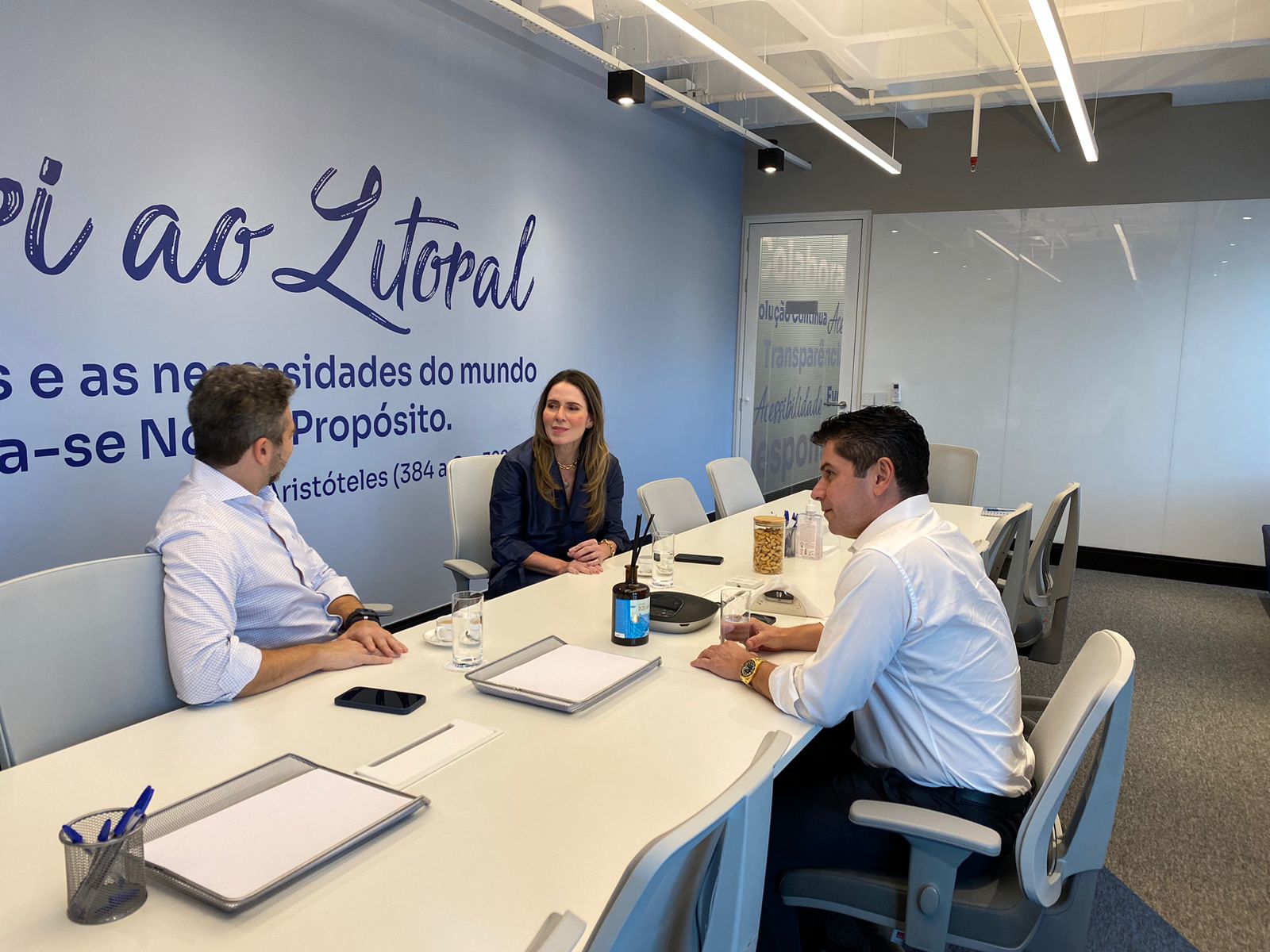 Pompeu Vasconcelos visita escritório da Ambiental Ceará e conhece tecnologias usadas na maior PPP de esgotamento sanitário do País Pompeu Vasconcelos visita escritório da Ambiental Ceará e conhece tecnologias usadas na maior PPP de esgotamento sanitário do País