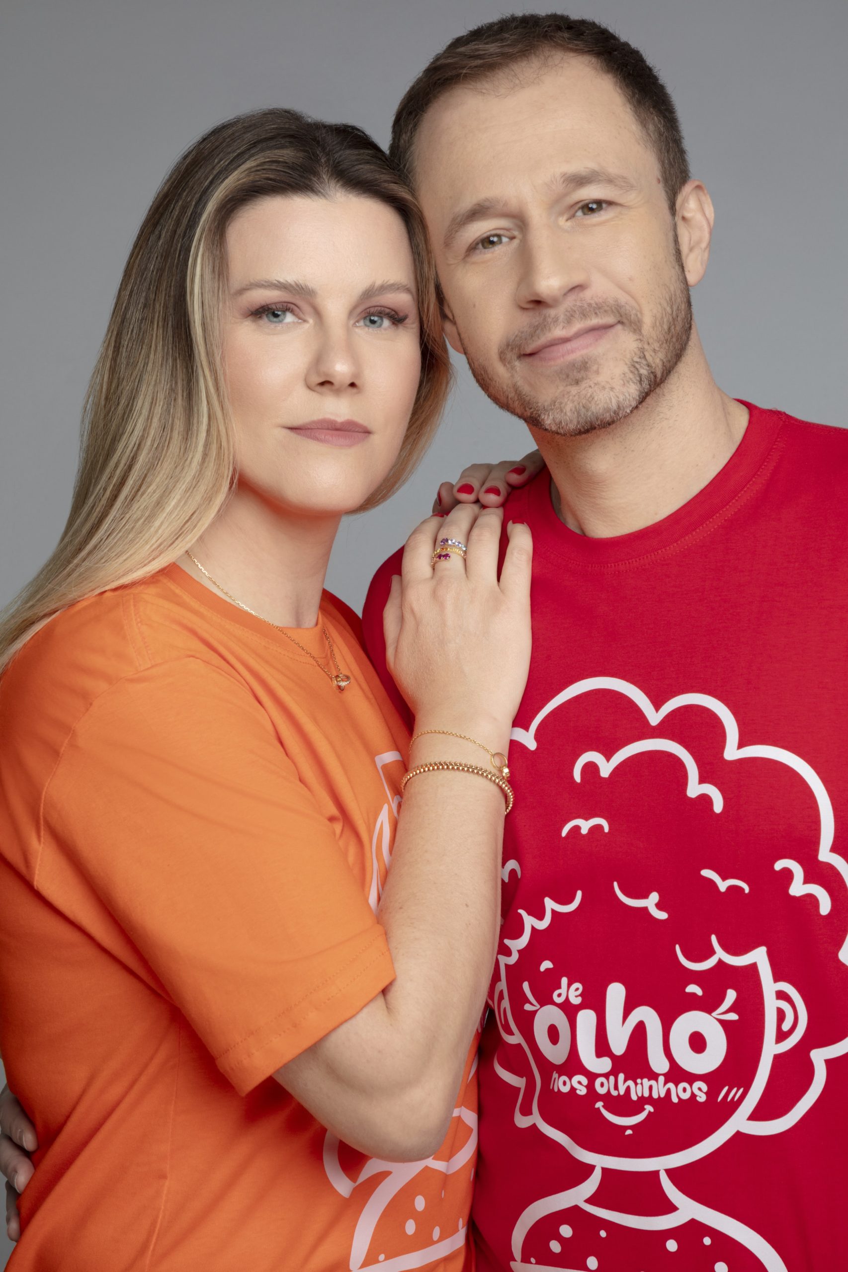 Daiana Garbin e Tiago Leifert promovem a 2ª edição da campanha “De Olho nos Olhinhos”