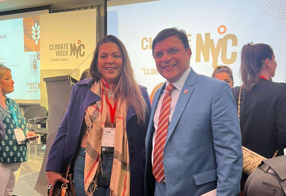 Em Nova York, Vilma Freire afirma que “Ceará está cada vez mais comprometido com o combate à crise climática”