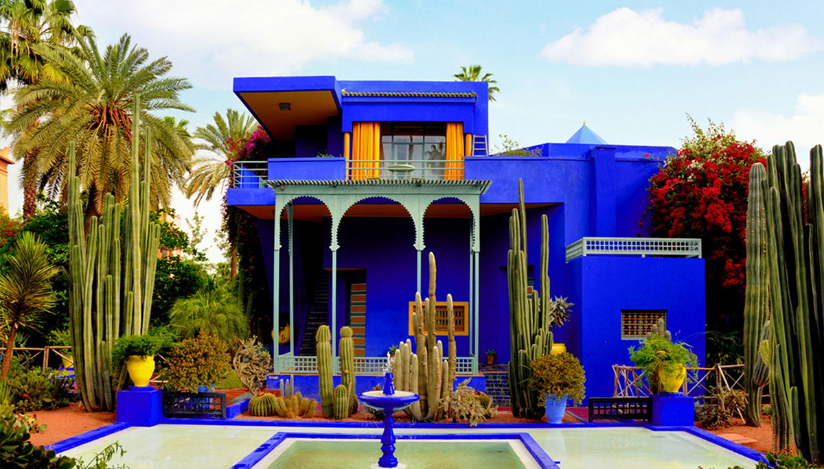 O jardim de Majorelle, casa de Yves Saint Laurent em Marrakech – Marrocos