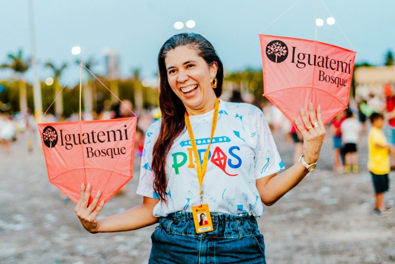 Diversão - Shopping Iguatemi Bosque realiza 10ª edição do evento “Revoada” e distribui 5 mil pipas gratuitas