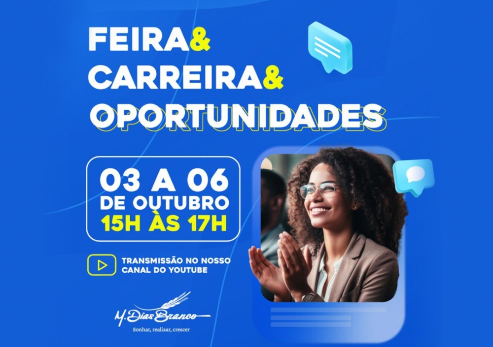 M. Dias Branco promove Feira de Carreira visando atrair talentos de todo o Brasil