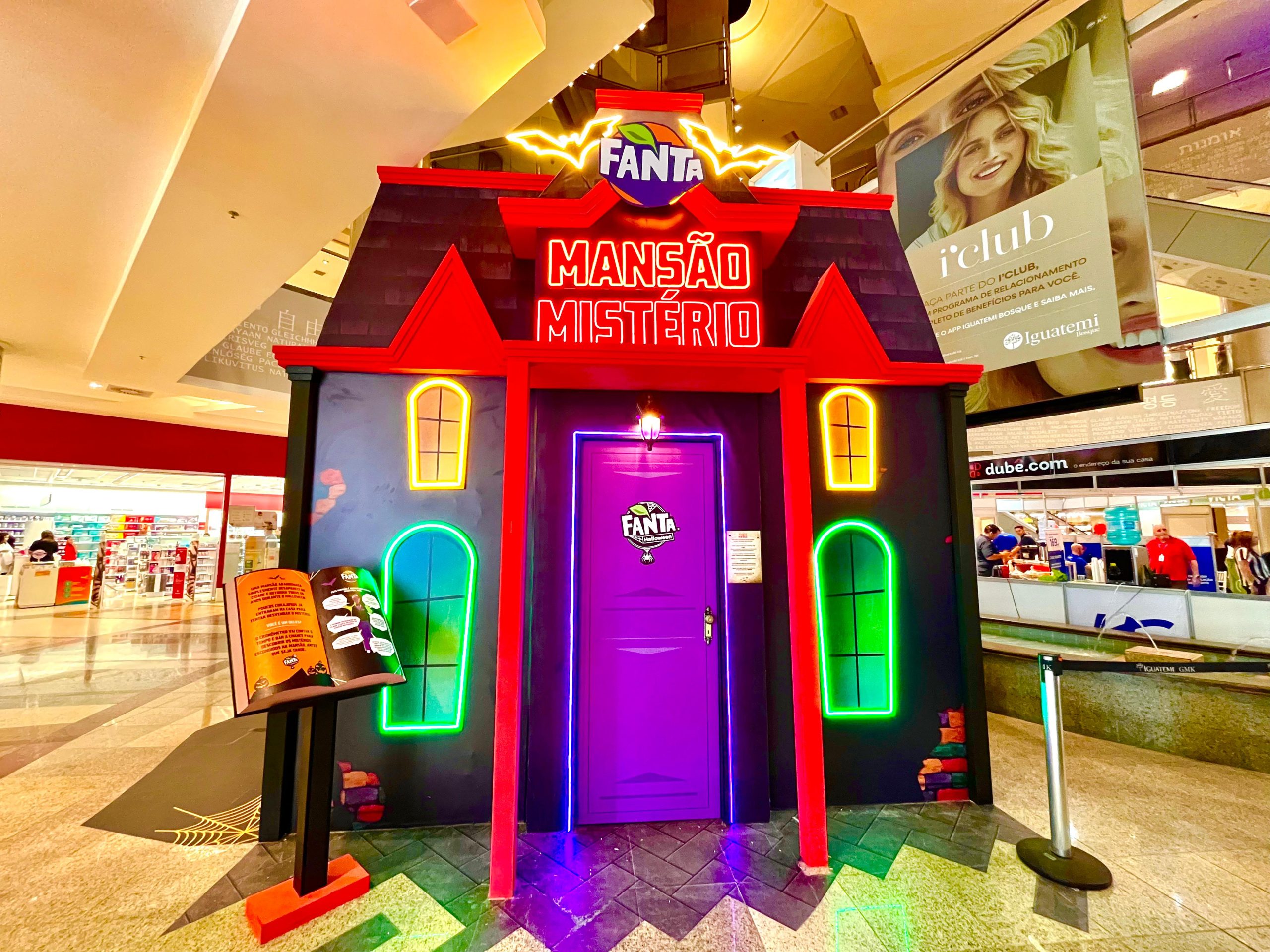 Shopping Iguatemi Bosque entra no clima de Halloween em ativação da Fanta