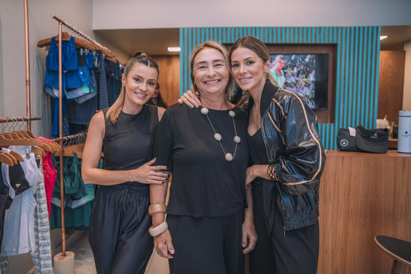 New moment - Juliana Alencar e Bruna Waleska armam cocktail de reabertura da Lauf Sports Fortaleza e apresentam nova coleção da marca