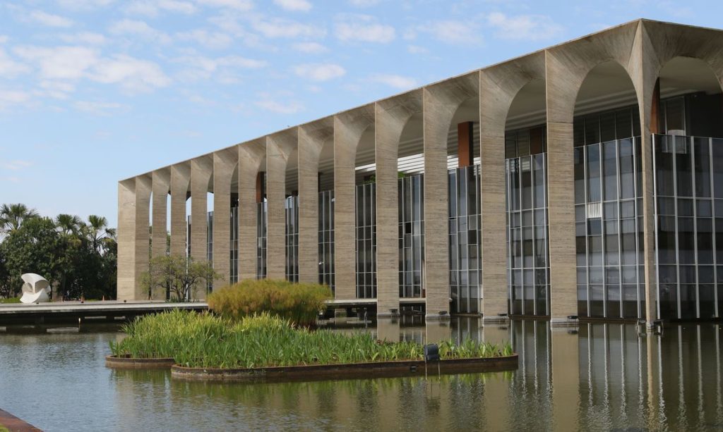 Palácio Do Itamaraty Na Esplanada Dos Ministérios