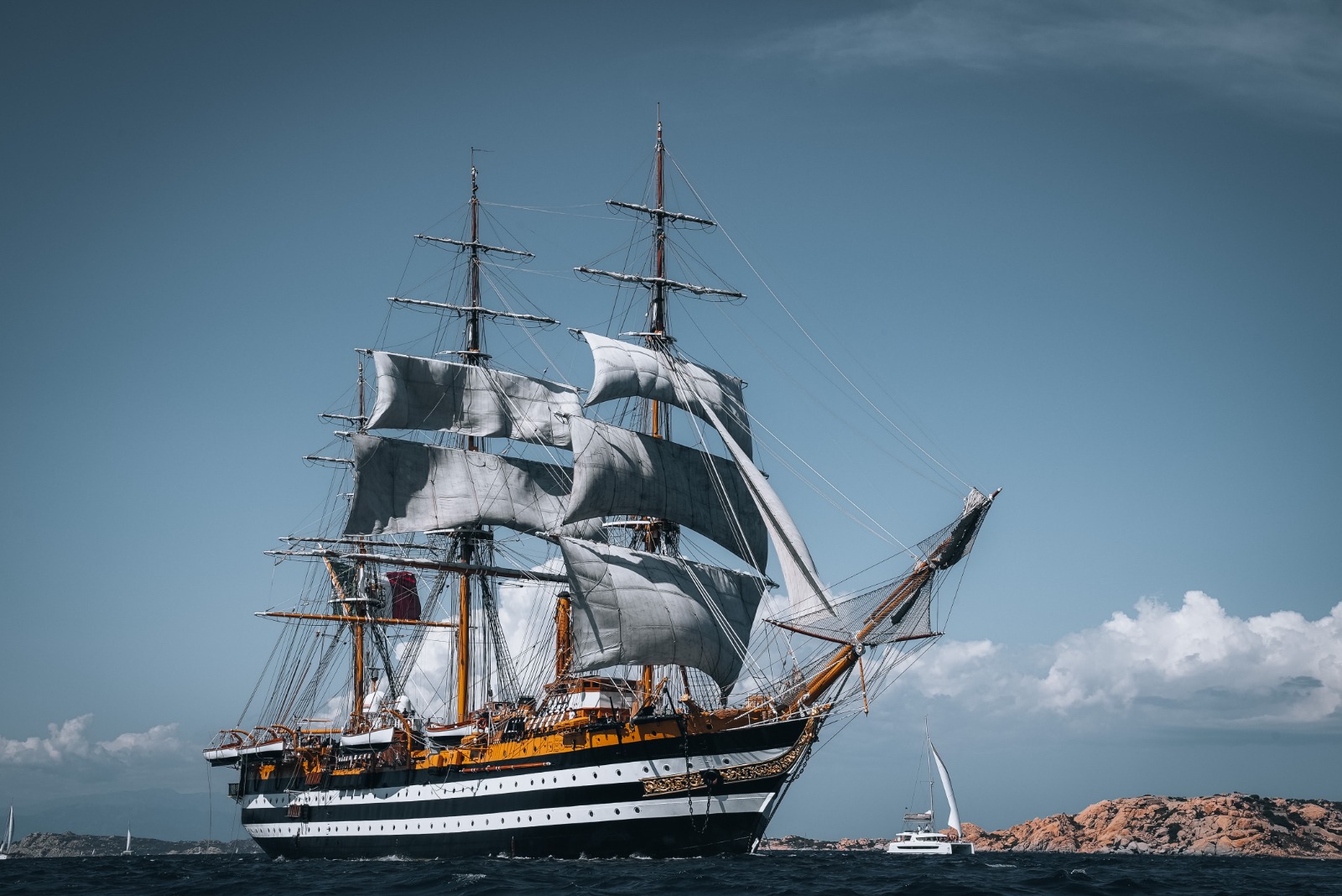 Amerigo Vespucci, o “navio mais bonito do mundo”, aporta em Fortaleza no dia 4 de outubro
