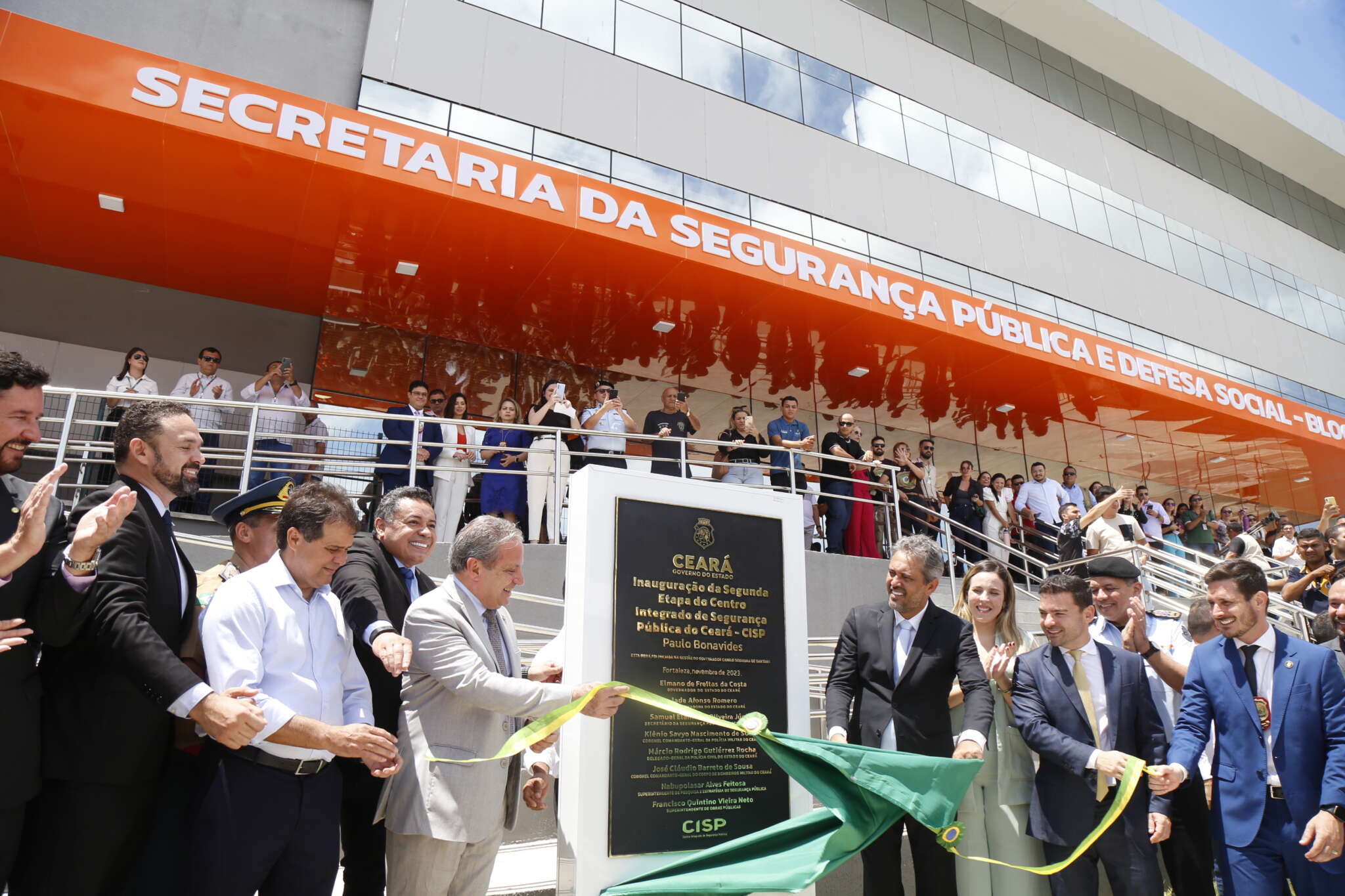 Centro Integrado de Segurança Pública tem segunda etapa concluída e é inaugurado por Elmano