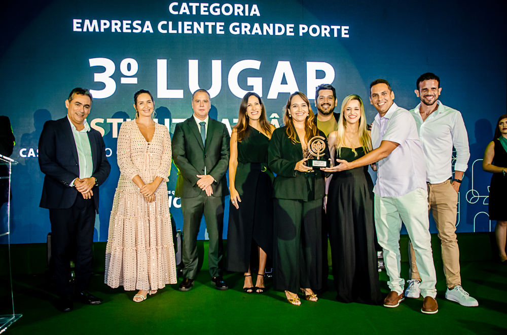 3º Lugar Categoria Empresa Cliente Médio Porte Instituto Atlântico