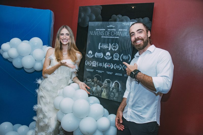 curta-metragem - Dani Gondim reúne convidados especiais no lançamento do curta “Nuvens de Chantilly”, no cinema do RioMar Fortaleza
