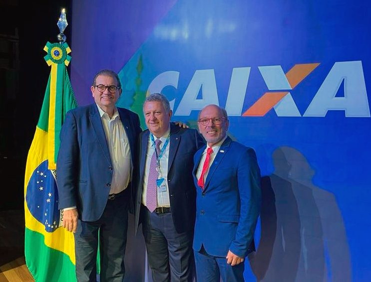 André Montenegro prestigia a posse do novo presidente da Caixa, em Brasília