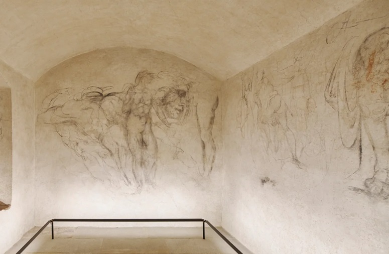Sala secreta com possíveis desenhos inéditos de Michelangelo será aberta ao público na Itália