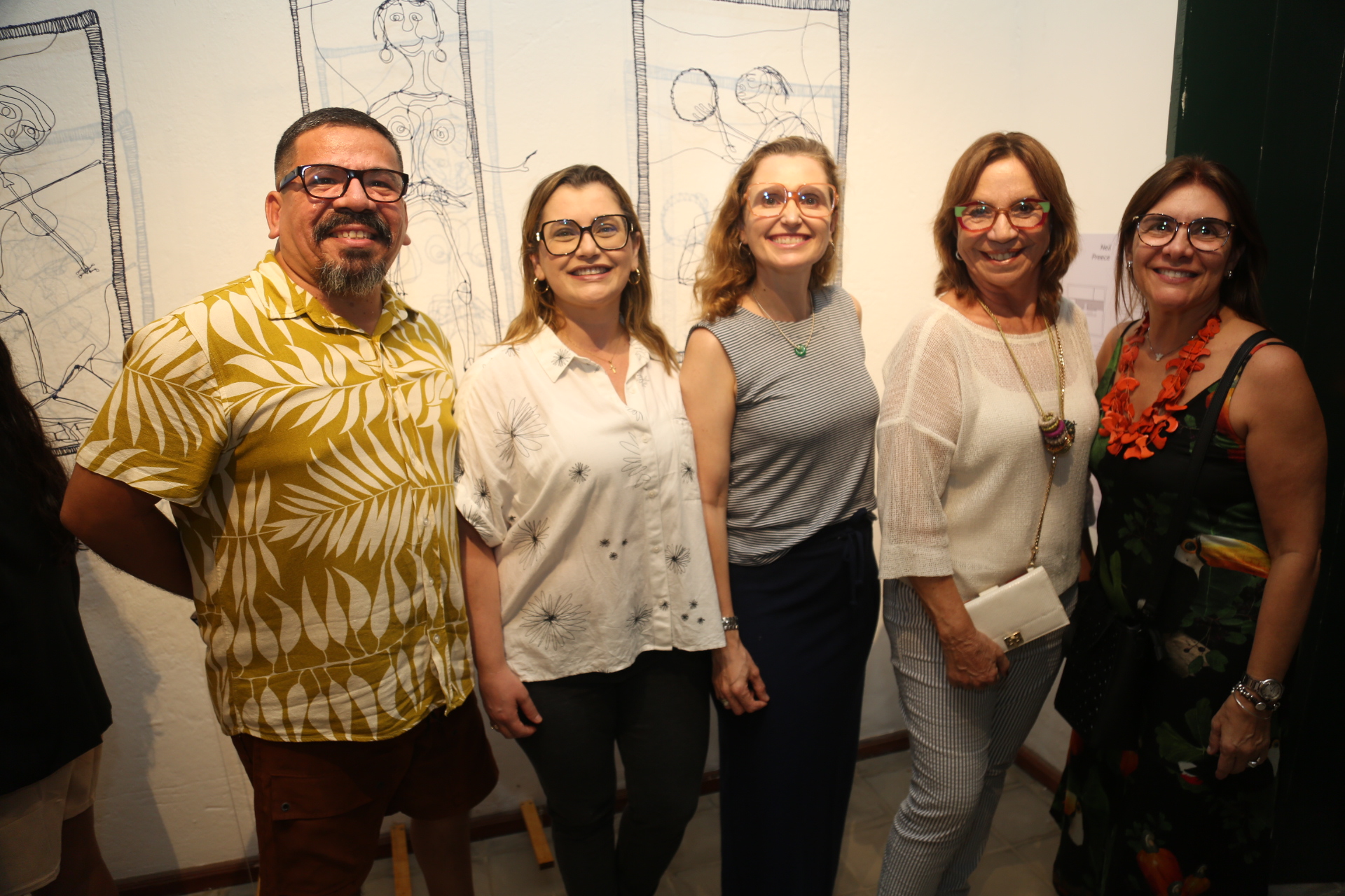 Sergio Pires, Veridiana Brasileiro, Andréa Dall'olio, Lucia Wolff E Tania Vasconcelos