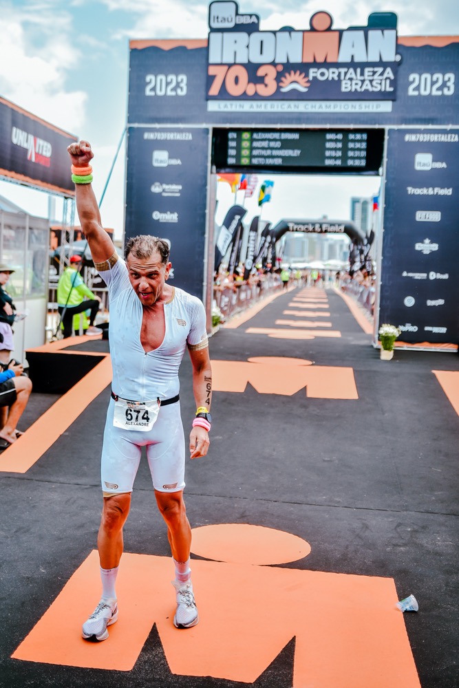 Alexandre Birman conquista título de vice-campeão latino-americano do Ironman 70.3 Fortaleza na categoria 45 – 49 anos