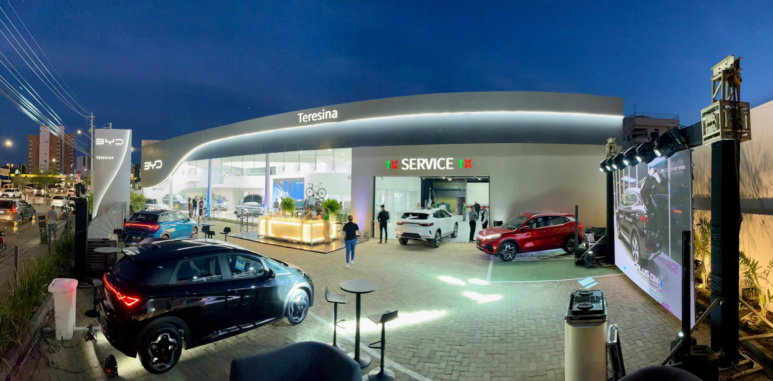 Nova concessionária da BYD é inaugurada em grande estilo na cidade de Teresina (PI), nesta quinta-feira (23)