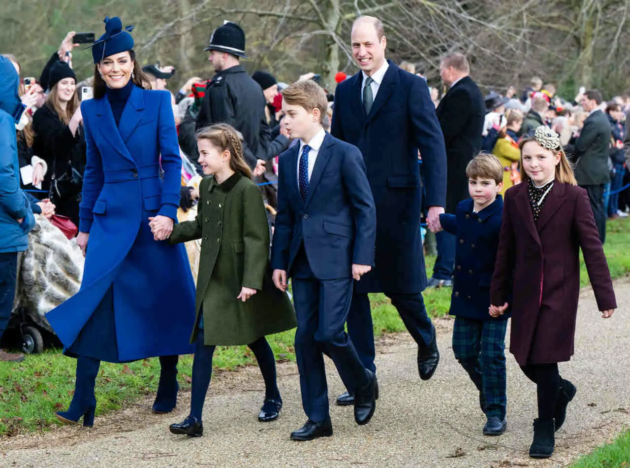 Família real elege o azul como a cor do Natal 2023