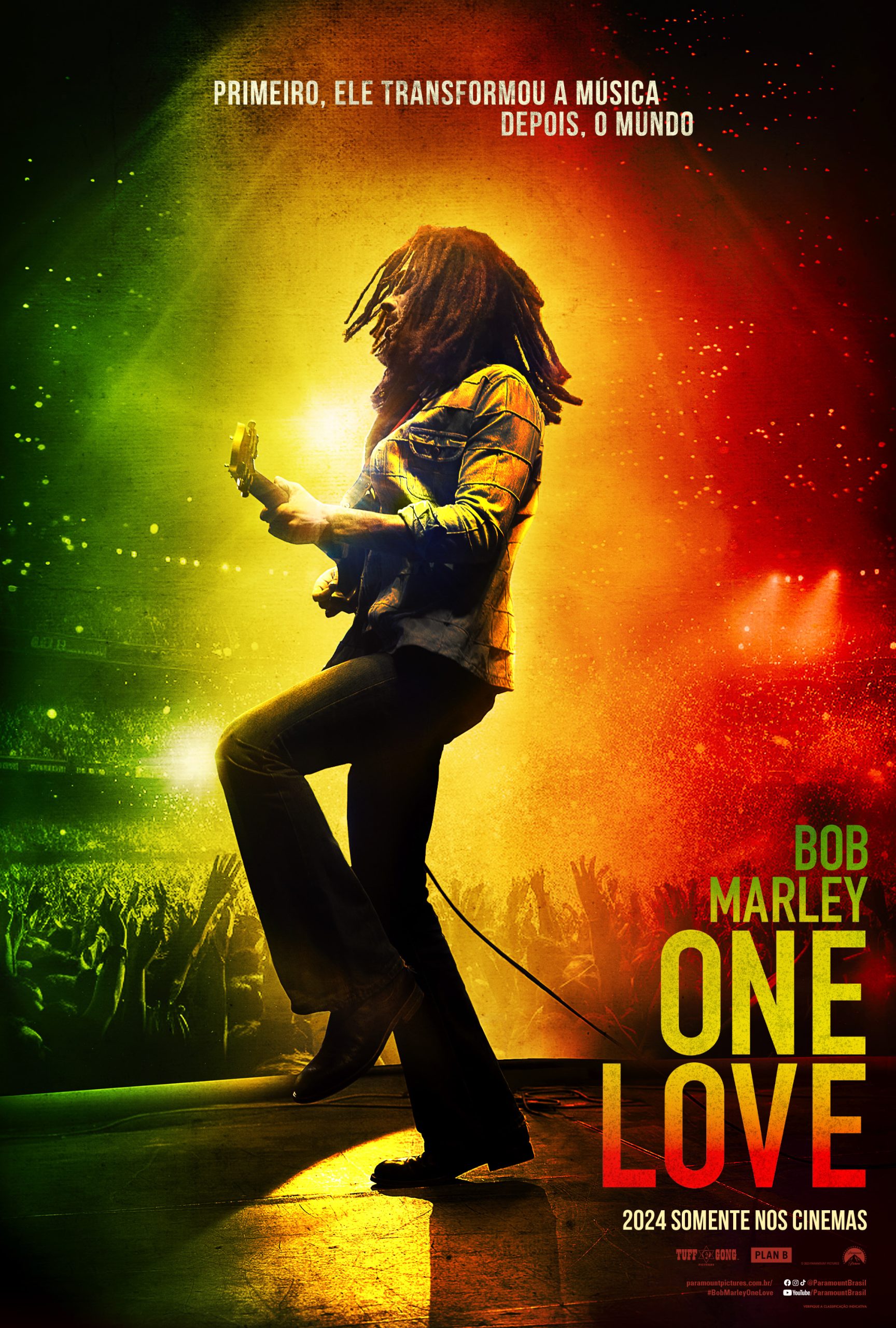 Trailer inédito de ‘Bob Marley: One Love’ traz sucessos do artista e cenas emblemáticas de sua história