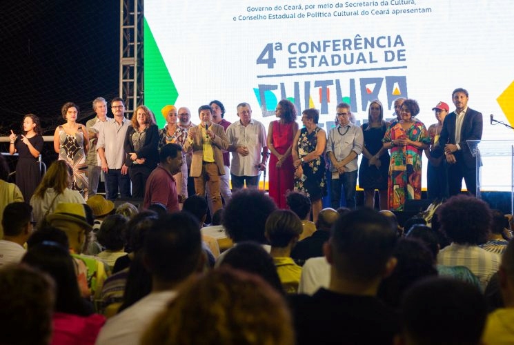 Conferência Estadual de Cultura realizada no Sesc Iparana reunindo autoridades