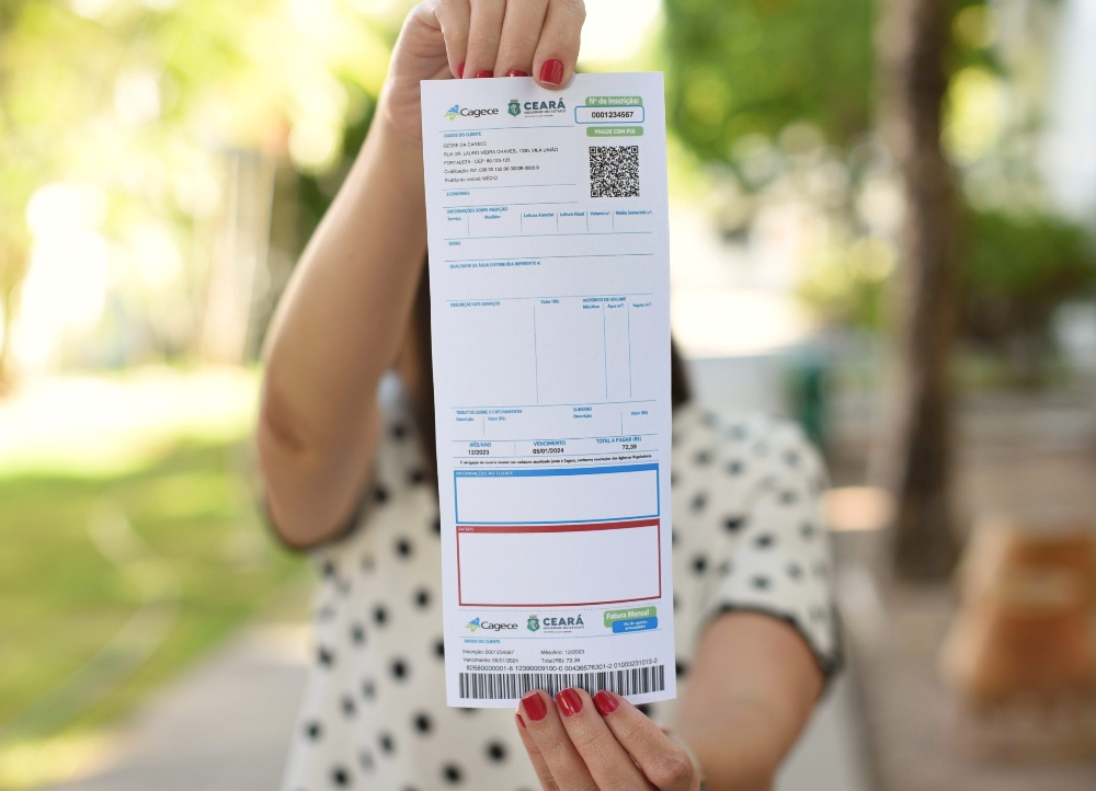 Cagece disponibiliza QR Code para o pagamento de faturas por meio do Pix