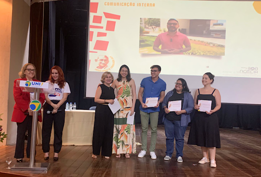 Gecom da FIEC conquista terceiro lugar no Prêmio Gandhi de Comunicação