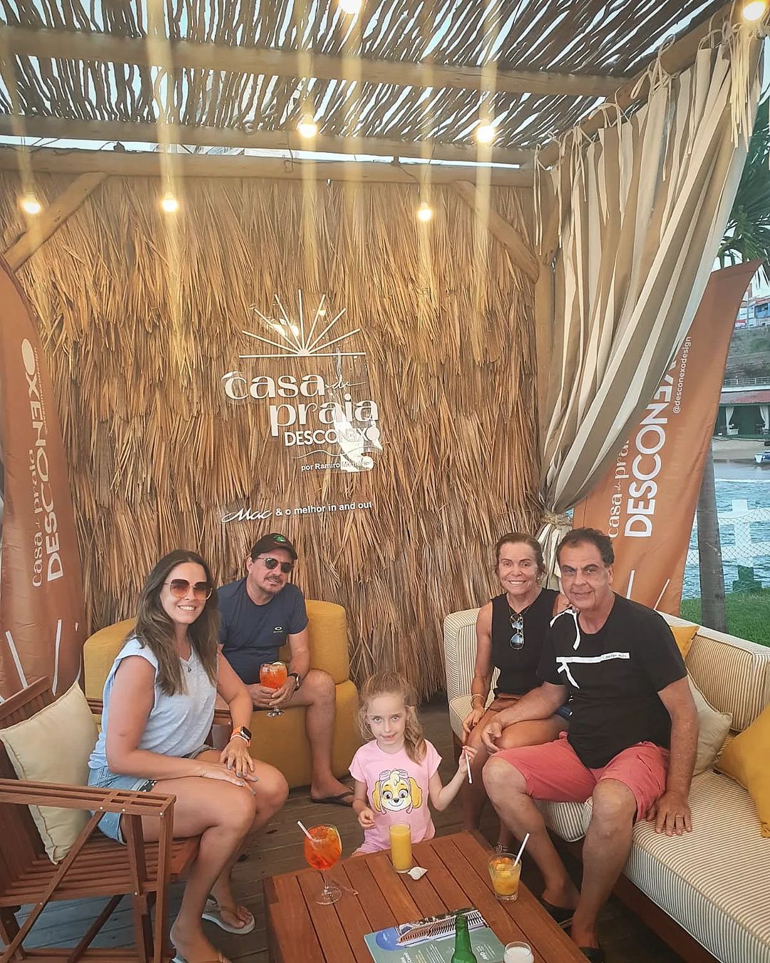 Edson Spinello e Hedla Lopes curtem o cenário náutico do Iate Clube de Fortaleza