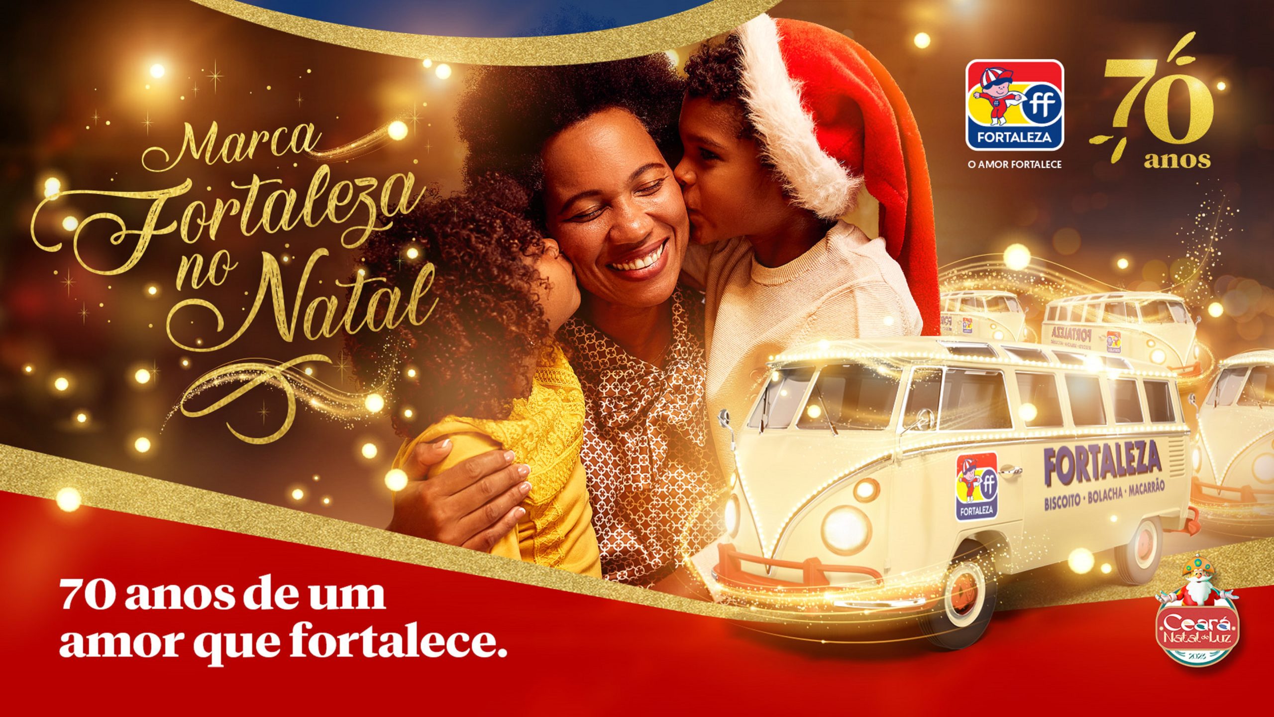 Marca Fortaleza promove ativações no Natal para estimular o afeto e a magia da data