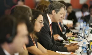 Ministro Fernando Haddad Na Reunião Do G20 Foto Agência Brasil