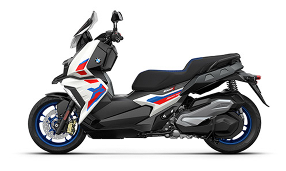 Moto Bmw C 400 X Sport Azul E Branca