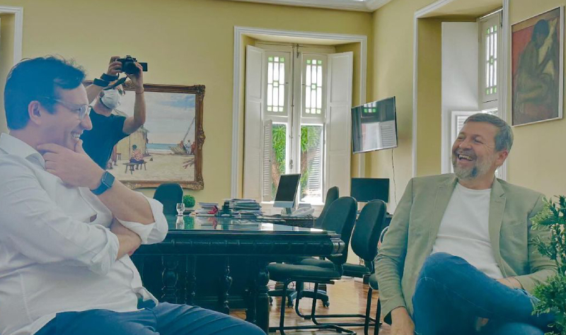 Élcio Batista se reúne com reitor Custódio Almeida para idealizar projetos entre a Prefeitura e a UFC