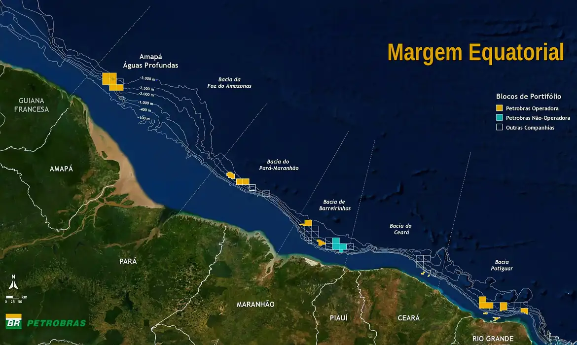 Petrobras dá novo passo em busca de óleo e gás na Margem Equatorial