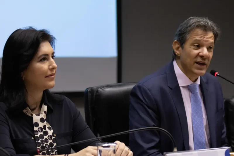 Simone Tebet E Fernando Haddad Foto Agência Brasil