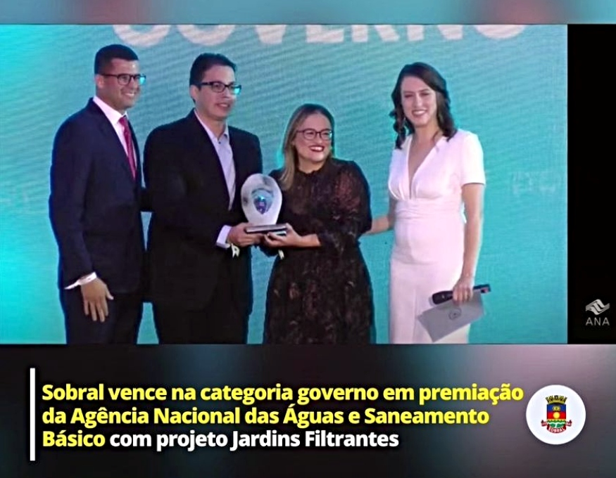 Prefeitura de Sobral vence a categoria ‘Governo’ na 8ª edição do Prêmio ANA