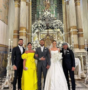 Filho de Bell Marques, Rafa Marques se casa com Pati Guerra com festão em Salvador