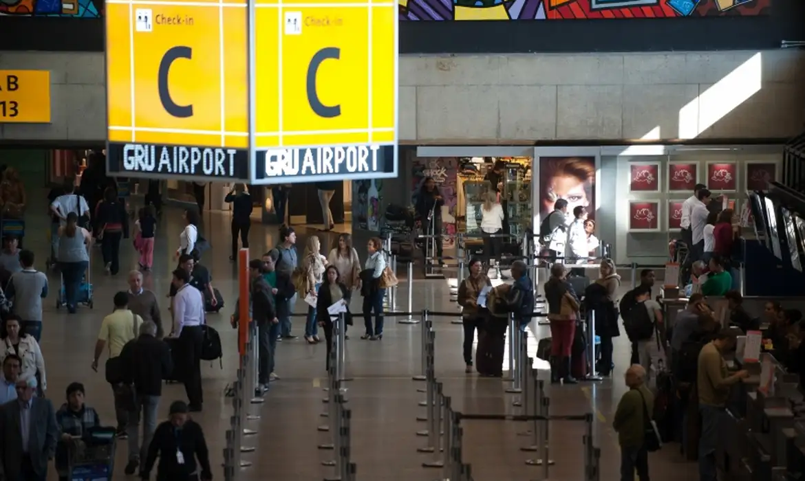 Brasil registrou aumento de 15% de passageiros em aeroportos