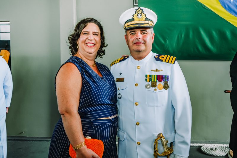 DEVER CUMPRIDO - Anderson Valença transmite o comando da Capitania dos Portos do Ceará ao capitão de mar e guerra Bruno Emilião