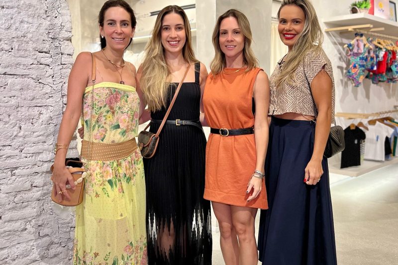 Moda casual e praiana - Rafael Sá, Gilvando Figueiredo, André Gurjão e Daniela Rolim celebram trajetória de sucesso da ‘bemaloha’ com cocktail especial