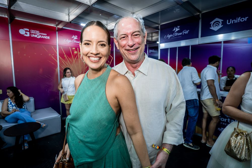 Giselle Bezerra e Ciro Gomes
