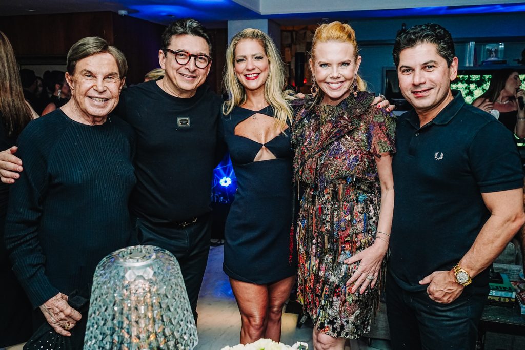 Lazaro Medeiros, Racine Mourao, Mariana Da Fonte, Branca Mourao E Pompeu Vasconcelos