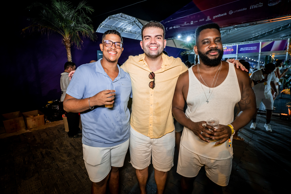 Leonardo de Souza, Matheus Teodoro e Bruno Andrade